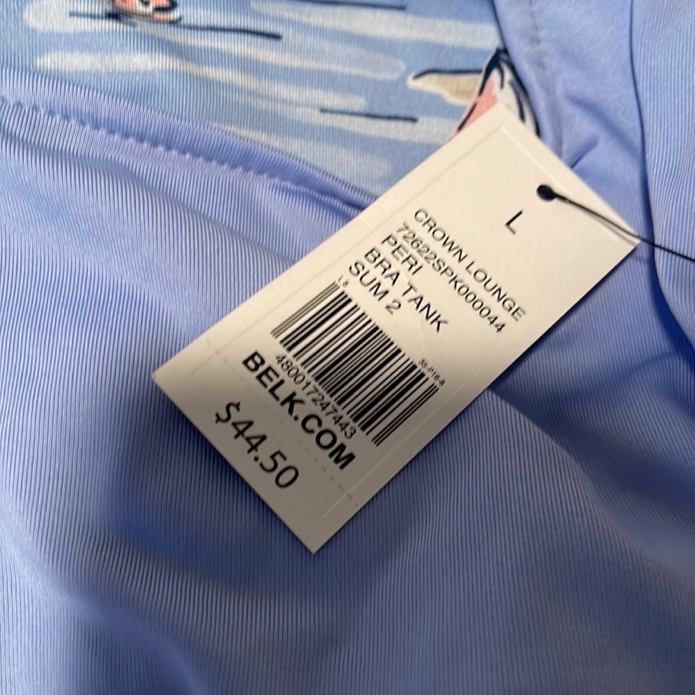 Blue Patterned Women's Activewear Set - Picture 6 of 6